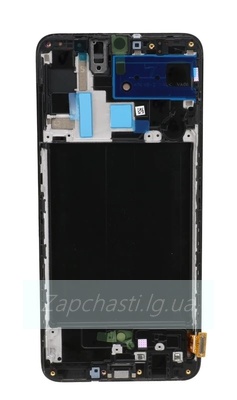 Дисплей для Samsung A705F Galaxy A70 в рамке + тачскрин (черный) ORIG REF