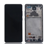 Дисплей для Samsung A725F (A72) в рамке+ тачскрин (черный) ОРИГ100%