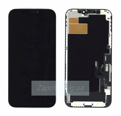 Дисплей для iPhone 12\12 Pro + тачскрин черный с рамкой (DEMO)