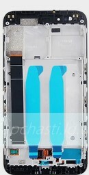 Дисплей для Xiaomi Mi A1/Mi 5X в рамке + тачскрин (белый) (orig LCD)