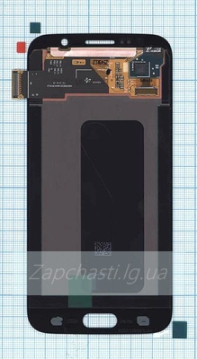 Дисплей для Samsung G920F Galaxy S6, синий, с сенсорным экраном, original (PRC)