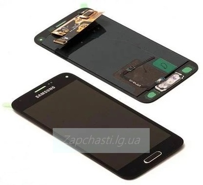 Дисплей для Samsung G800F Galaxy S5 mini + тачскрин (черный) ОРИГ 100%