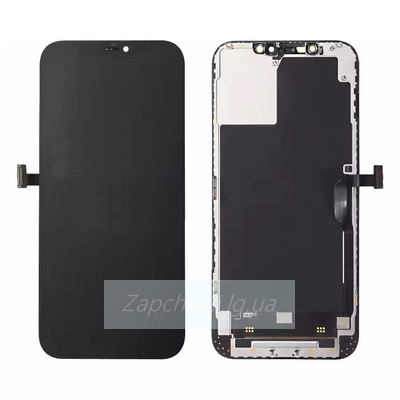 Дисплей для iPhone 12 Pro Max + тачскрин черный с рамкой (ORIG LCD)