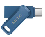 Накопитель USB 3.1 + TypeC 128Gb SanDisk Ultra Dual Drive Go (SDDDC3-128G-G46G) Blue