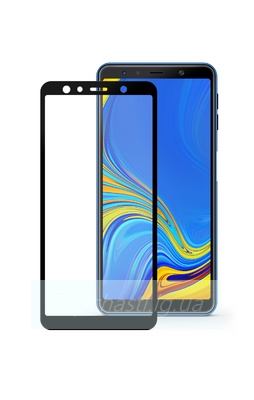 Защитное стекло Премиум для Samsung Galaxy A7 2018 (A750F) Черный