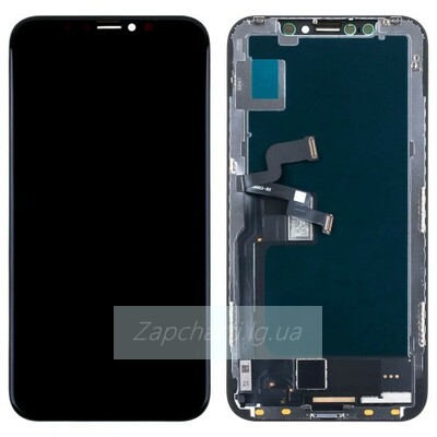 Дисплей для iPhone X + тачскрин черный с рамкой ((In-Cell)) (Premium)
