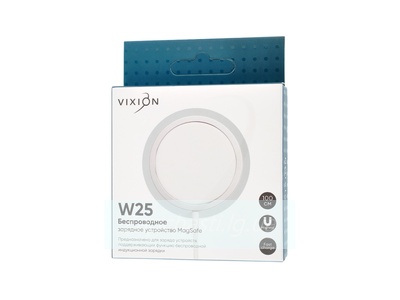 Беспроводное зарядное устройство MagSafe VIXION W25 (белый)