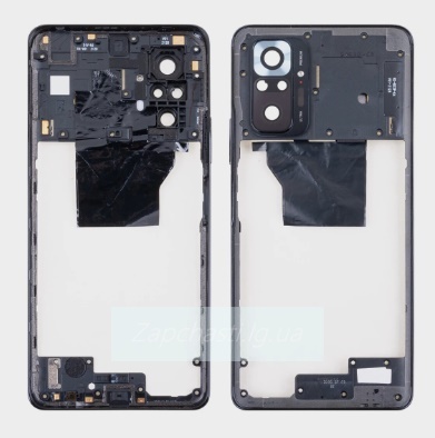 Средняя часть для Xiaomi Redmi Note 10 Pro 4G (M2101K6G) Черный