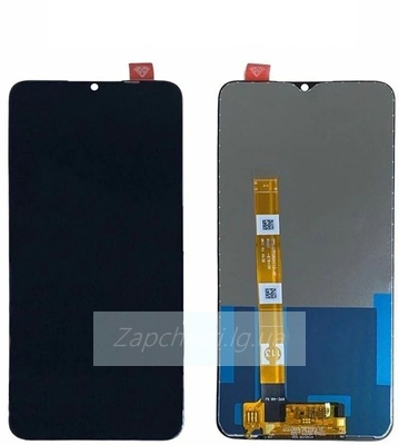 Дисплей для Realme C25/Narzo 50A/Oppo A16/A16S/A56 4G + тачскрин (черный) (ORIG LCD)