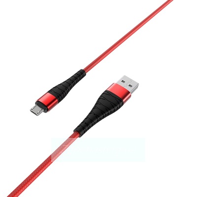 Кабель USB BOROFONE (BX32) Munificent microUSB (1м) (красный)