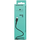 Кабель USB BOROFONE (BX16) Easy Type-C (1м) (черный)