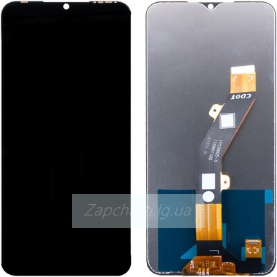Дисплей для Tecno Spark 10 4G/10C (Kl5q/Kl5m) + тачскрин (черный)