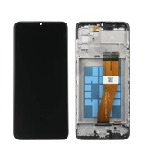 Дисплей для Samsung A037F Galaxy A03s в рамке + тачскрин (черный) (ORIG LCD) GH8121233A (162мм)