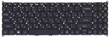 Клавиатура для ноутбука ACER (A315-54 A315-54G A315-55 A315-55G E5-522, E5-522G, V3-574G, E5-573, E5-573G, E5-573T, E5-573T, E5-532G, E5-722, E5-772) rus, black, без фрейма + подсветка ORIGINAL