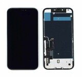 Дисплей для iPhone 11 + тачскрин с рамкой + задняя металлическая рамка черный (ORIG LCD)