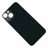 Задняя крышка для iPhone 14 Черный (широкий вырез под камеру)