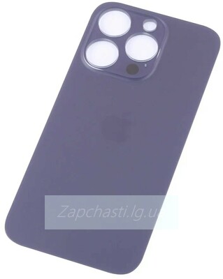 Задняя крышка для iPhone 14 Pro Темно-фиолетовый (широкий вырез под камеру)