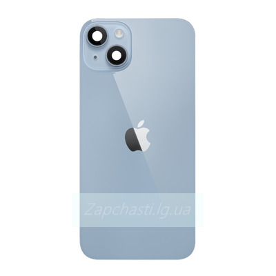 Задняя крышка для iPhone 14 Plus Синий (широкий вырез под камеру)