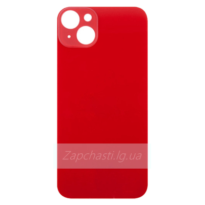 Задняя крышка для iPhone 14 Plus Красный (широкий вырез под камеру)