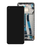 Дисплей для Xiaomi Mi 11 Lite в рамке + тачскрин (черный) ORIG