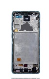 Дисплей для Samsung A725F (A72) в рамке+ тачскрин (синий) ОРИГ100%