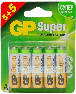Батарейка GP Super LR6 AA Alkaline 1.5V (10 шт)