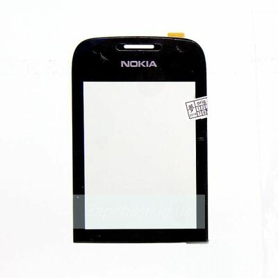 Тачскрин для Nokia 202 / 203 (Asha) (черный) ориг в рамке