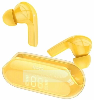 Беспроводные наушники Bluetooth Hoco EW39 (TWS, вакуумные) Желтый