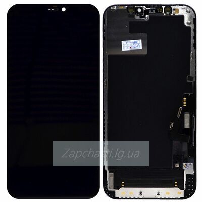 Дисплей для iPhone 12\12 Pro + тачскрин черный с рамкой (In-Cell)