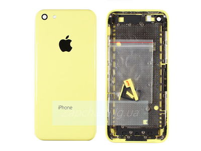 Задняя крышка для iPhone 5C (желтый) ориг