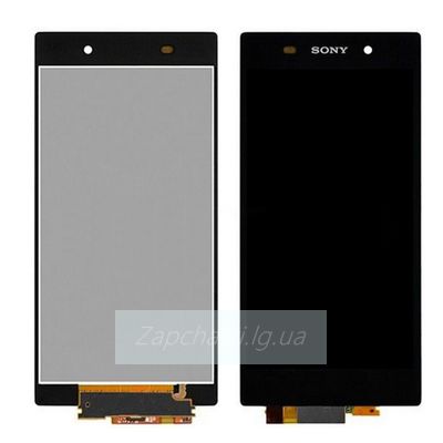 Дисплей для Sony C6902 Xperia Z1 L39h/С6903/С6906/С6943 + touchscreen, черный, с передней панелью, оригинал (Китай)