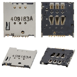 Коннектор SIM-карты для мобильных телефонов Motorola XT1032 Moto G, XT1033 Moto G, XT1036 Moto G, XT890 RAZR i, XT910 Droid RAZR, XT912 RAZR MAXX