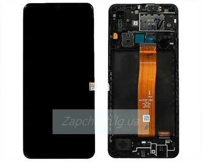 Дисплей для Samsung A022F Galaxy A02 + тачскрин (черный) ORIG 100%