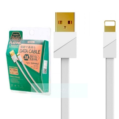 Кабель USB Remax RC-048i для iPhone Lightning 8 pin (1м) (белый)