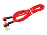 Кабель USB VIXION (K15) для iPhone Lightning 8 pin (1м) L-образный (красный)