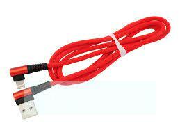 Кабель USB VIXION (K15) для iPhone Lightning 8 pin (1м) L-образный (красный)