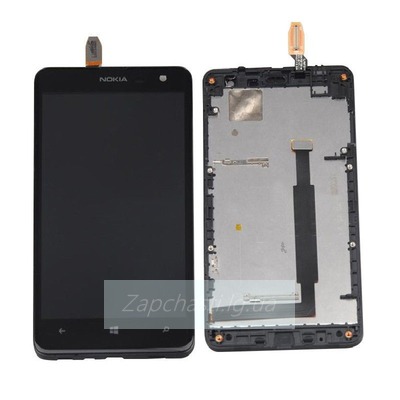 Дисплей для Nokia 625 Lumia + тачскрин + рамка