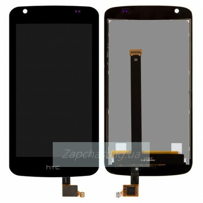 Дисплей для HTC 326G Desire Dual Sim + touchscreen, черный