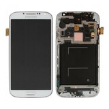 Дисплей для Samsung i9500 Galaxy S 4 + тачскрин + рамка (белый) ОРИГ100%