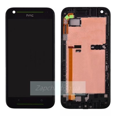 Дисплей для HTC 709D Desire + touchscreen, чёрный