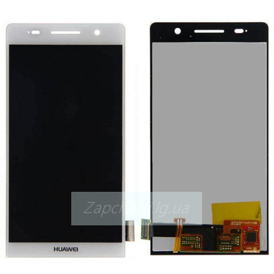 Дисплей для Huawei Ascend P6 + тачскрин (белый)