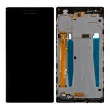 Дисплей для Lenovo P70 + touchscreen, черный, с передней панелью