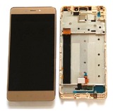 Дисплей для Xiaomi Redmi Note 4 + touchscreen, золотистый, с передней панелью