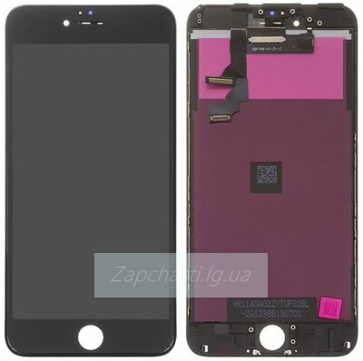 Дисплей для iPhone 6 Plus + тачскрин черный с рамкой (Pisen)