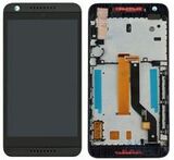 Дисплей для HTC 626 Desire Dual Sim + touchscreen. чёрный, с передней панелью синего цвета