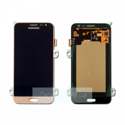 Дисплей для Samsung J320F/DS Galaxy J3 (2016)  + тачскрин (золотой) (OLED)