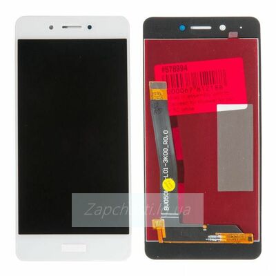 Дисплей для Huawei Honor 6C + тачскрин (белый) HQ