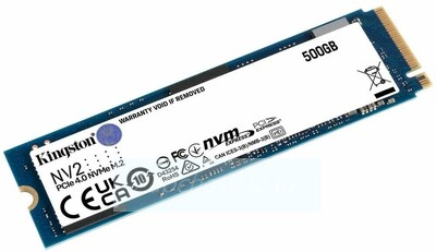 Накопитель SSD (M.2 2280) (NVME) Kingston 500Gb NV2 (SNV2S/500G)