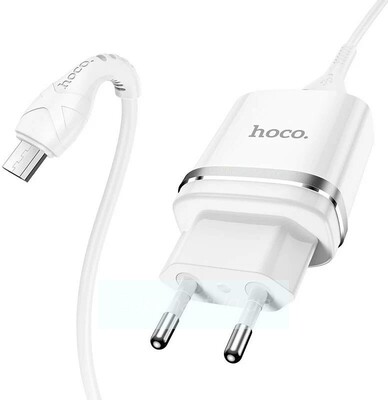 СЗУ HOCO N1 (1-USB/2.4A) (белый)