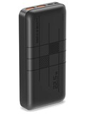 Внешний Аккумулятор (Power Bank) XO RP188 20000 mAh (22.5W, QC3.0, PD, 2USB, MicroUSB, Type-C, LED индикатор) Черный
